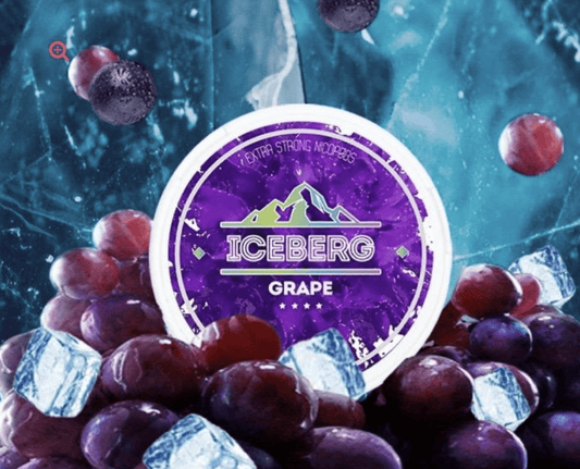 Iceberg Strong Grape Nicotine Pouch - Snus, 75mg/g