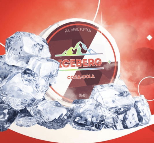 Iceberg Strong Cola Nicotine Pouches, Snus 75mg/g